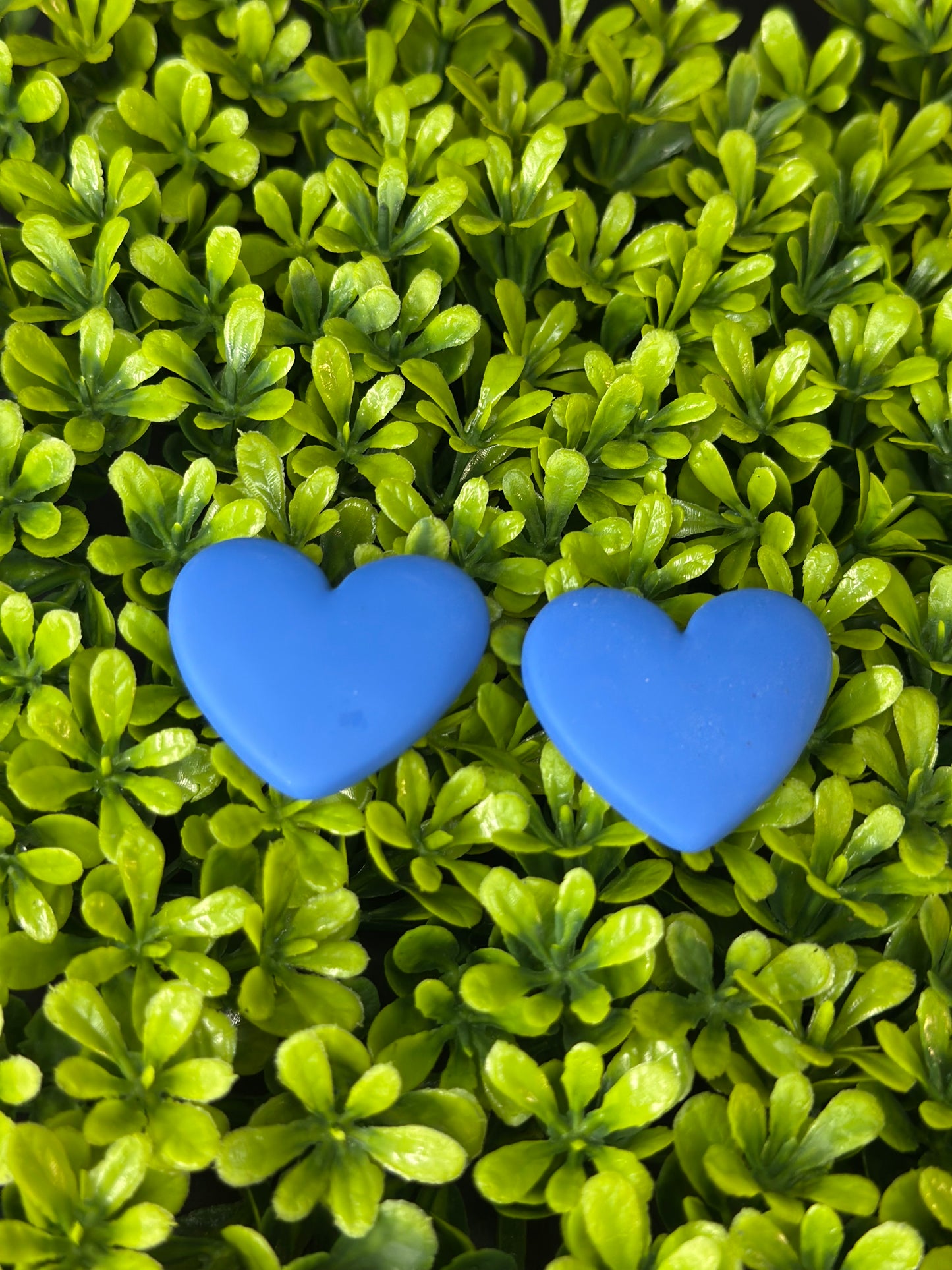 Blue Heart Flat Back